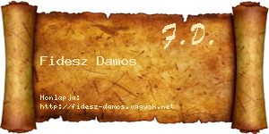 Fidesz Damos névjegykártya